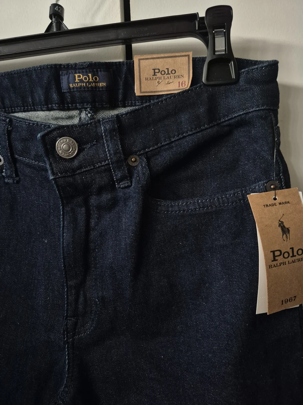 Polo Ralph Lauren Low Stretch Dark Blue Denim Jeans